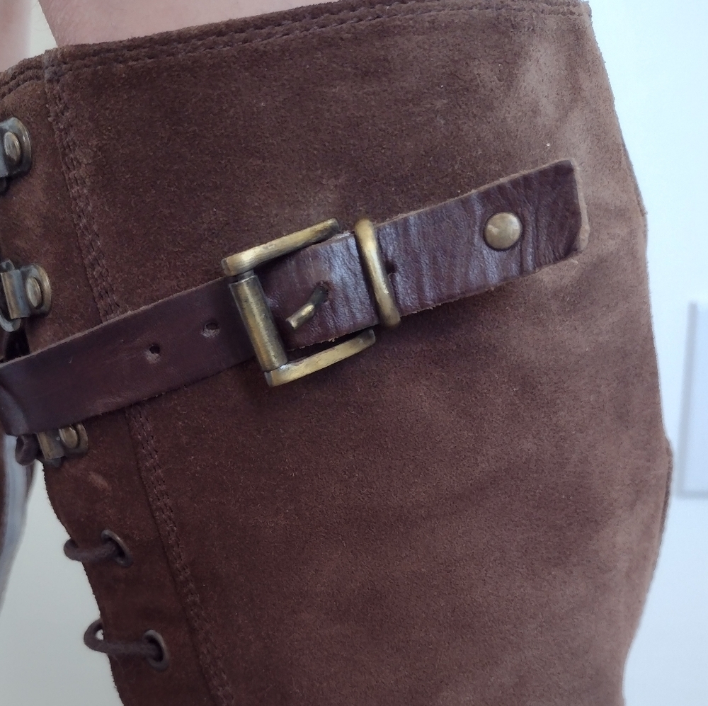 Alberto Fermani Brown Lace Up Boots - Picture 10 of 16